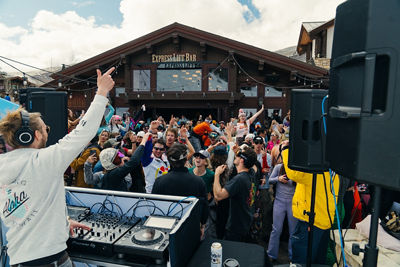 Performer at Express Lift Bar