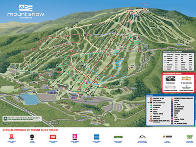 Mount Snow Summer 2025 Trail Map
