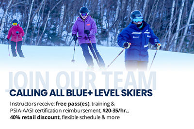 VR Employment Marketing Blue Level Skiiers Hero Image