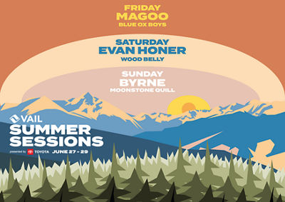 Vail Summer Sessions 2025 Event Promo with Artists