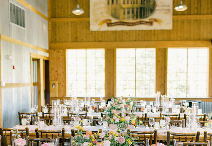 Summer Wedding Tablescape at Breckenridge Ten Mile Station