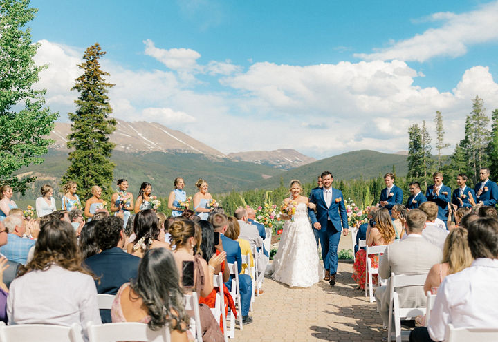 Summer Wedding Ceremony at Breckenridge