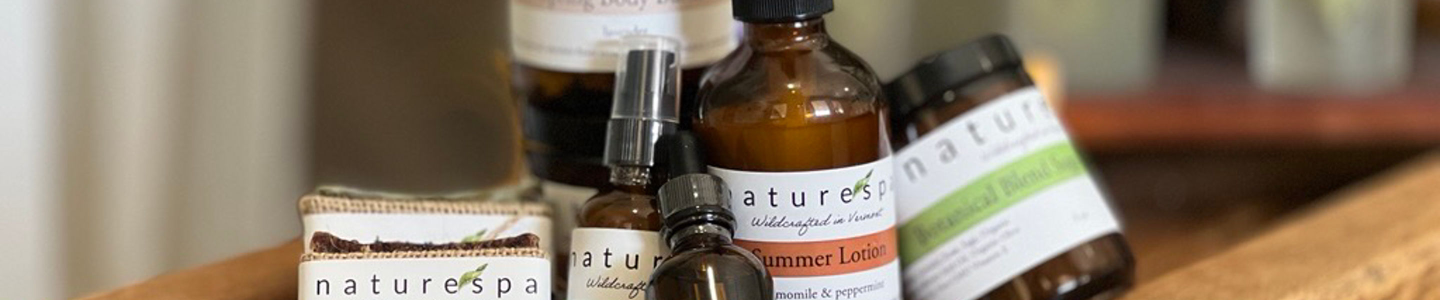 Spa Skincare Products at Mount Snow Nature Spa