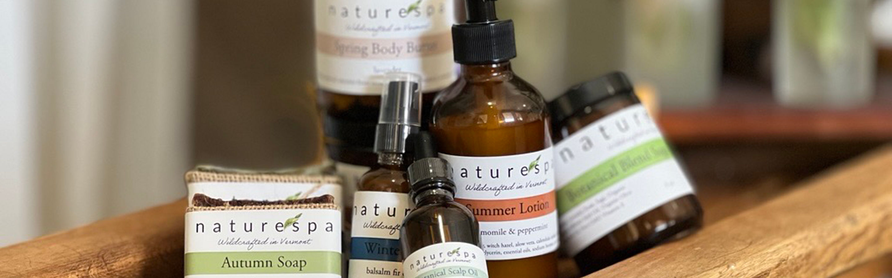 Spa Skincare Products at Mount Snow Nature Spa