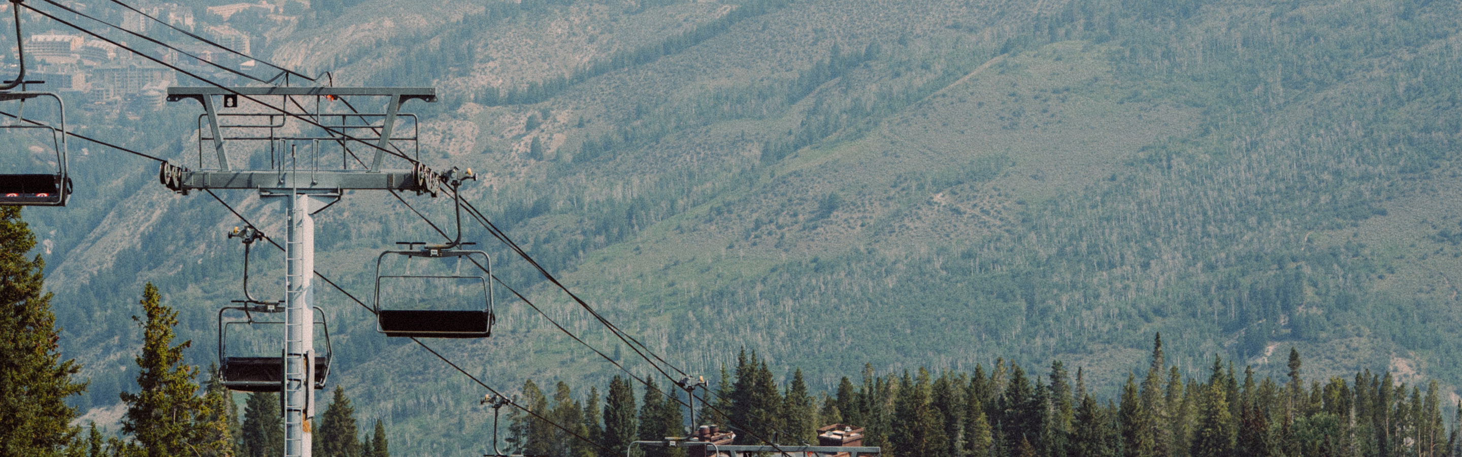 Scenic Wildflowers and Chairlift