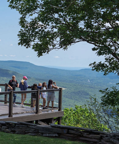 People at Hunter Kaatskill Overlook