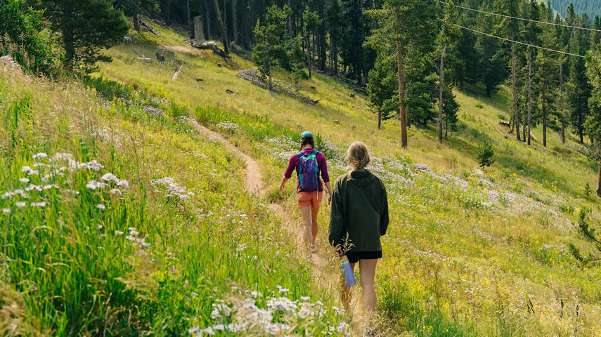 Women on a Summer Hike at Vail