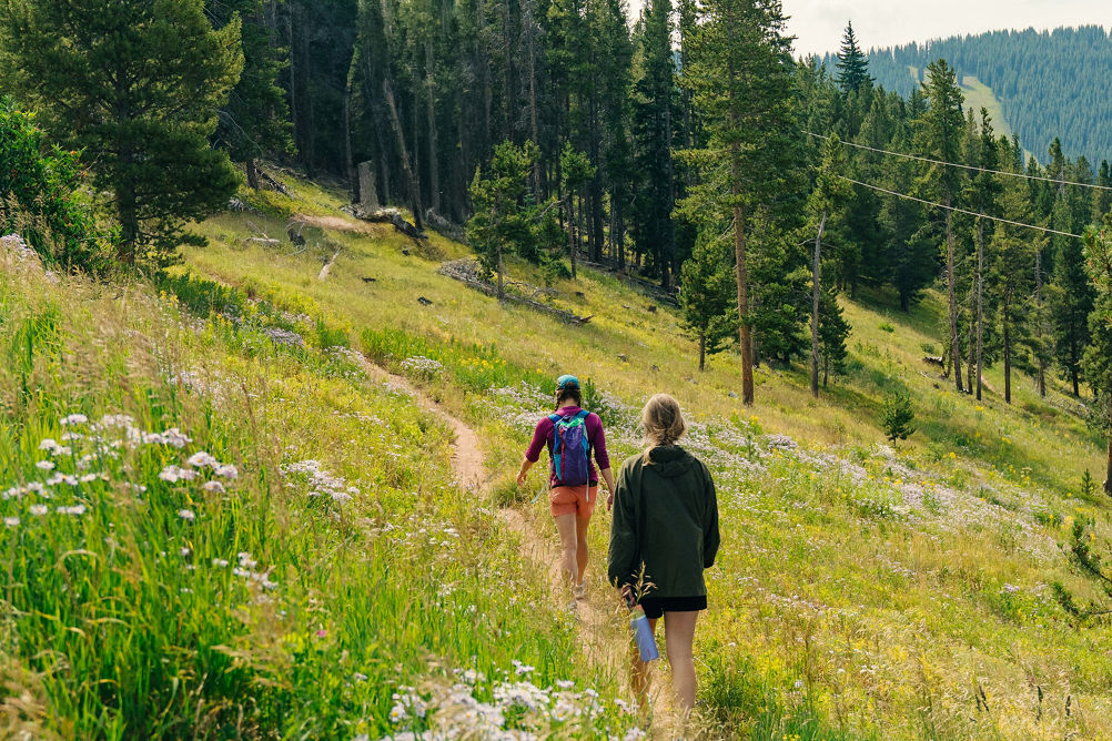 Women on a Summer Hike at Vail