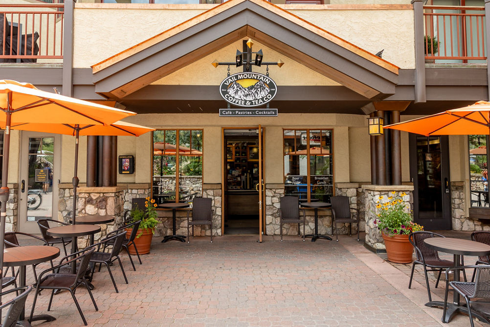 Summer Exterior of Beaver Creek Vail Mountain Coffee & Tea Co.
