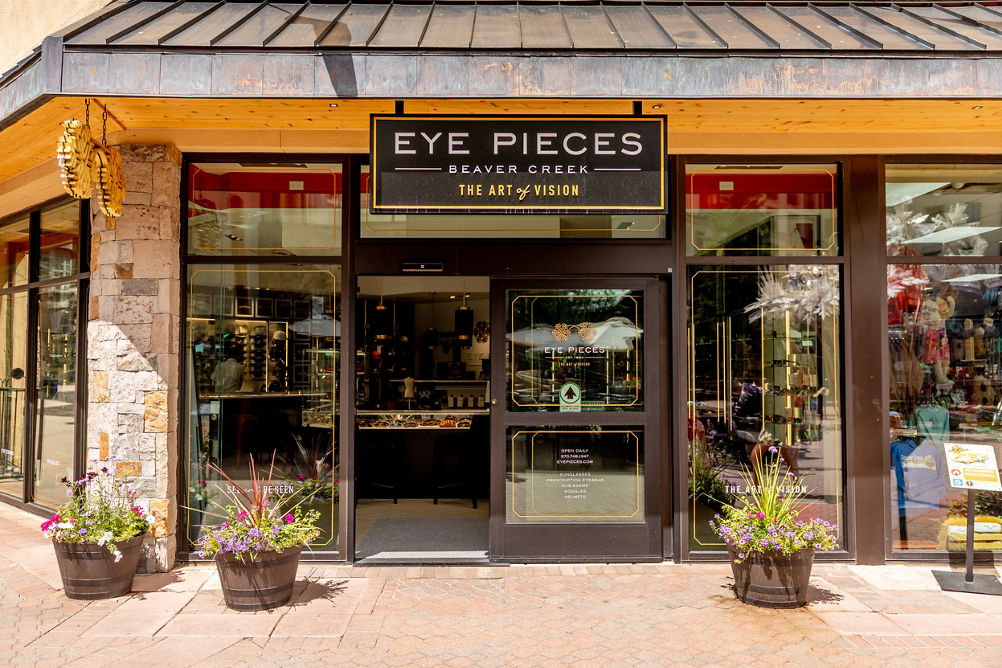 Summer Exterior of Beaver Creek Eye Pieces Storefront