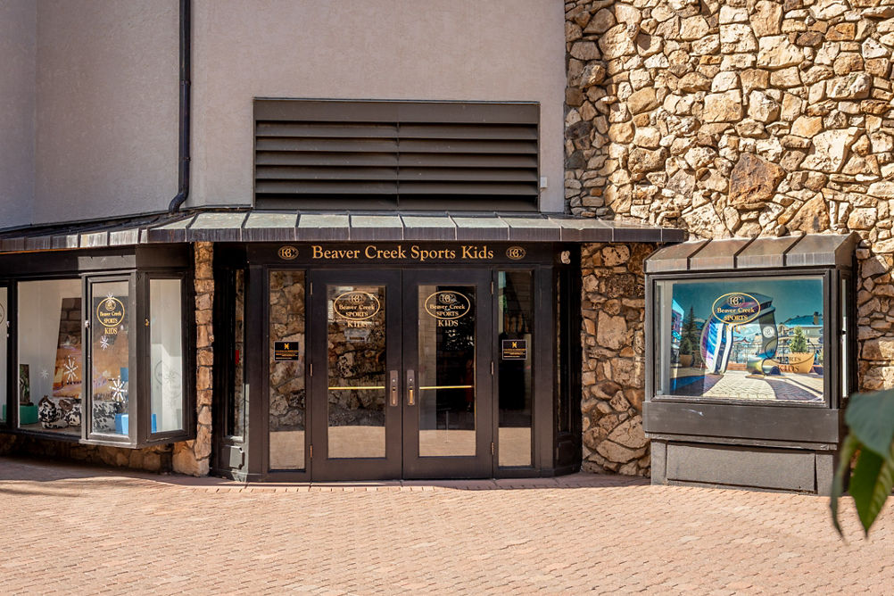 Summer Exterior of Beaver Creek Sports Kids Storefront