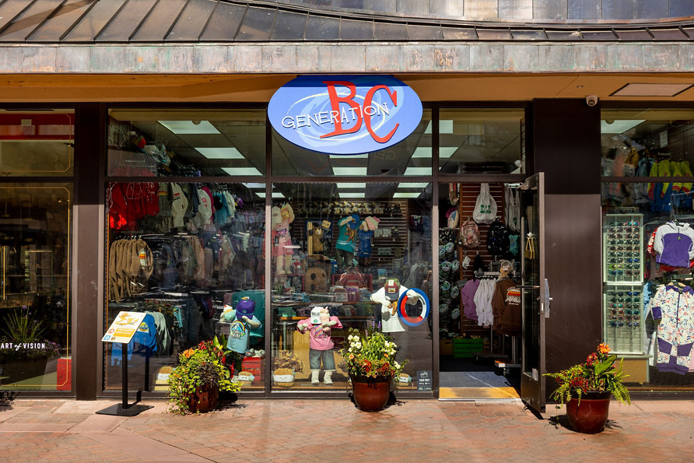 Summer Exterior of Beaver Creek BC Generation Storefront