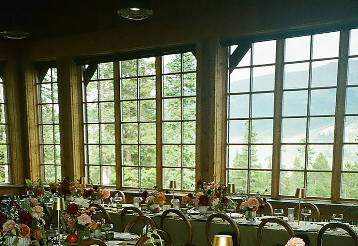 Fall Wedding Tablescape at Breckenridge Ten Mile Station