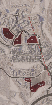 Park City Canyons Village Fall 2025 Construction and Parking Map