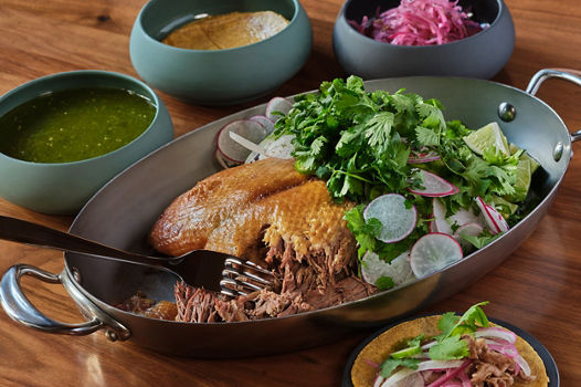 Duck Carnitas Plate at Beaver Creek Wyld Food