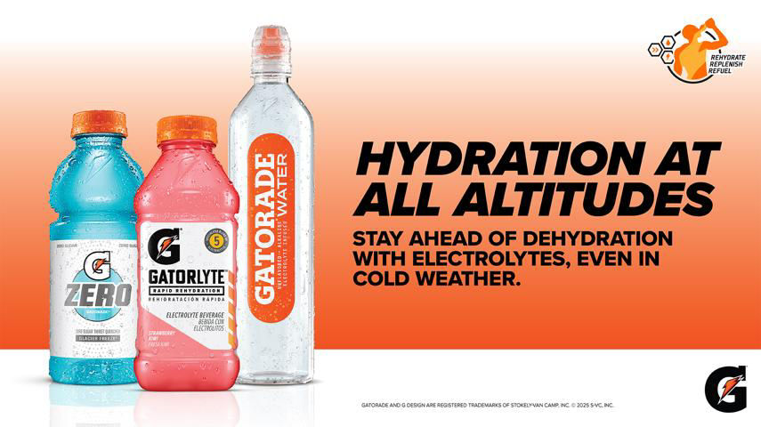 Gatorade Hydration At All Altitudes Product Ad