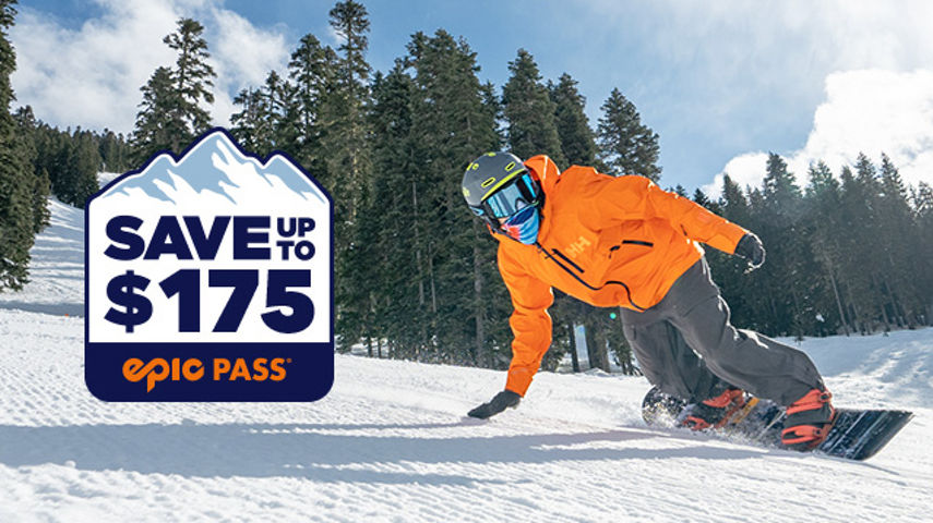 Get your lift ticket now and save on an Epic Pass later