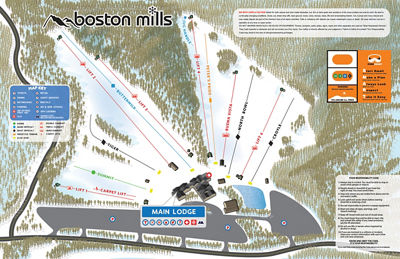 Boston Mills Winter 2025-2026 Trail Map