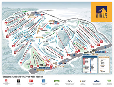 Afton Alps Winter 2025-2026 Trail Map