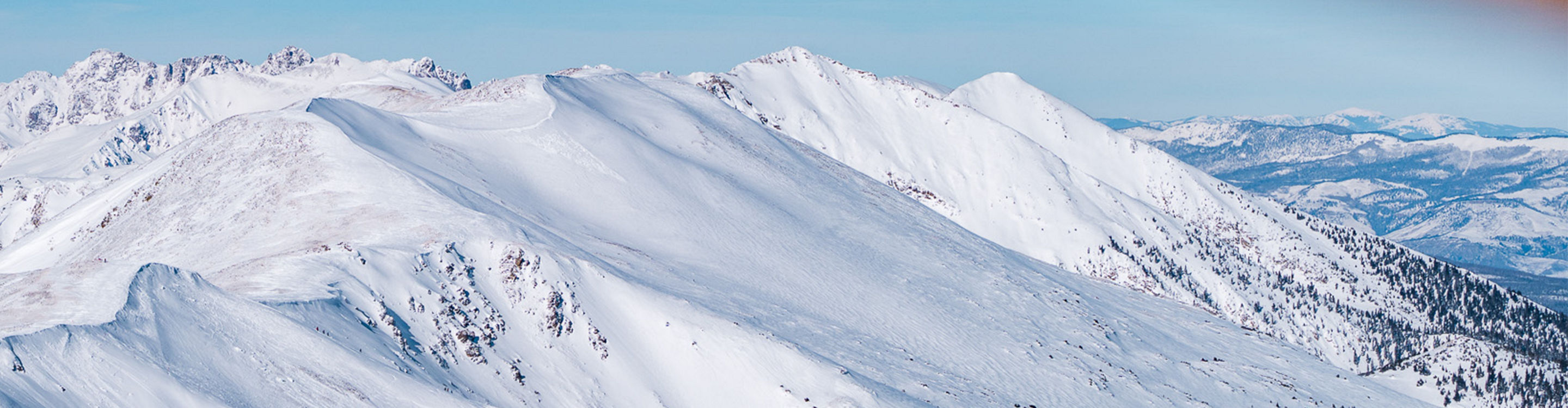 Snowy Mountain Tops at Breckenridge