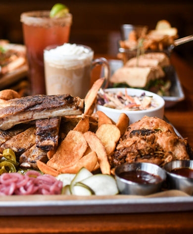 Dusty's BBQ Platter at Dusty's Bar & Restaurant