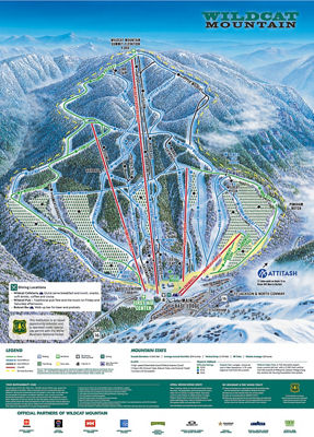 Wildcat Winter 2025-2026 Trail Map