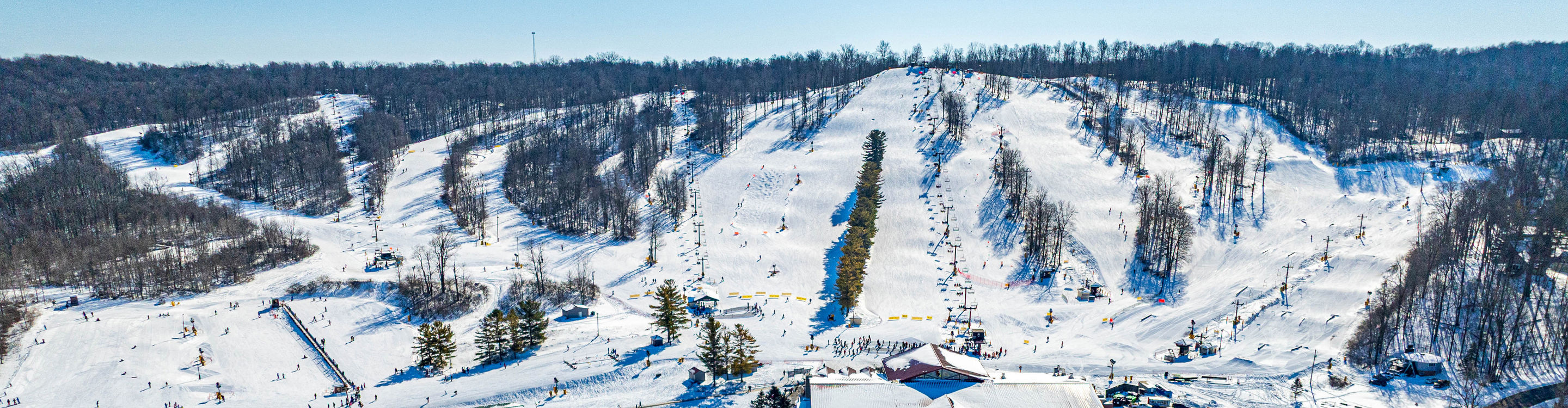 Aerial Shot of Mad River Mountain