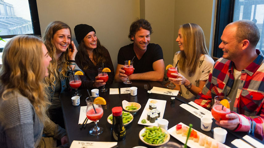 Sushi Village in Whistler