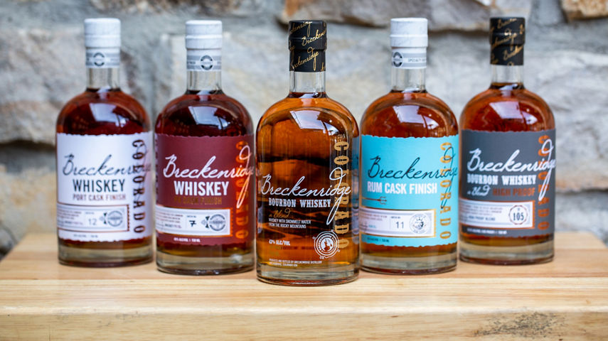 Breckenridge Distillery Bottles