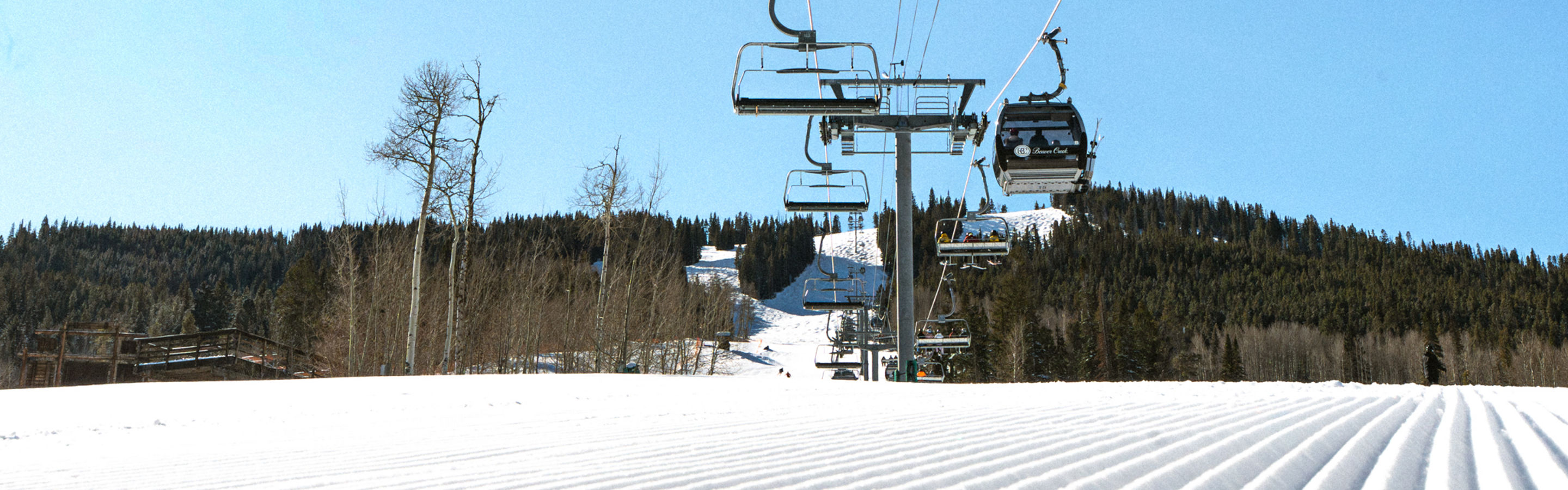 Chairlift Views on a Bluebird Morning at Beaver Creek