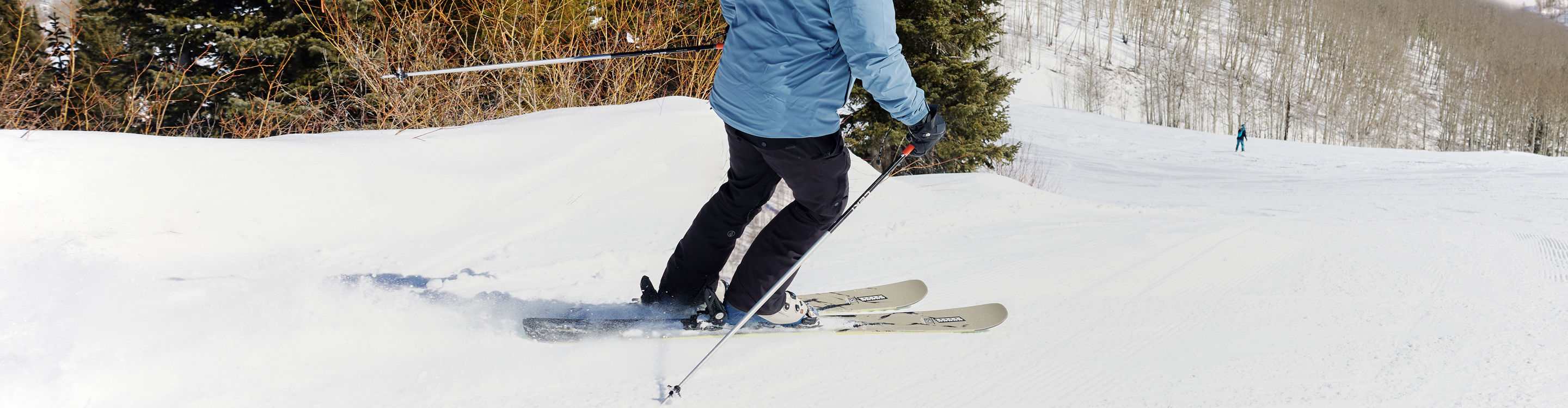 Man Cruising Scenic Groomers at Beaver Creek