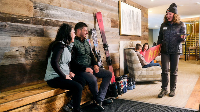 Family Renting Gear at Beaver Creek My Epic Gear Store