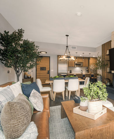 Interior of Unit W412 at Keystone Kindred Resort