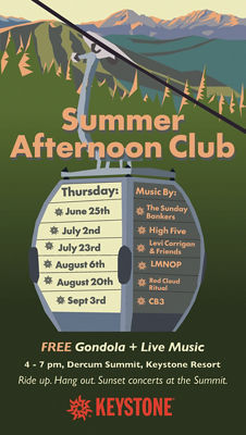 Keystone Summer Afternoon Club 2026 Event Promo