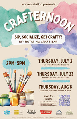 Keystone Crafternoon Summer 2026 Event Promo