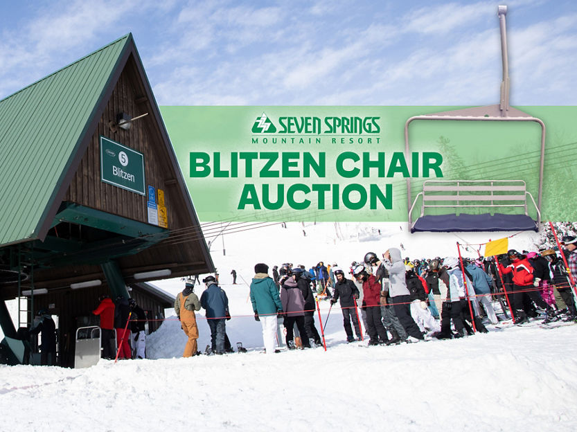 Seven Springs Blitzen Chair Auction Event Promo
