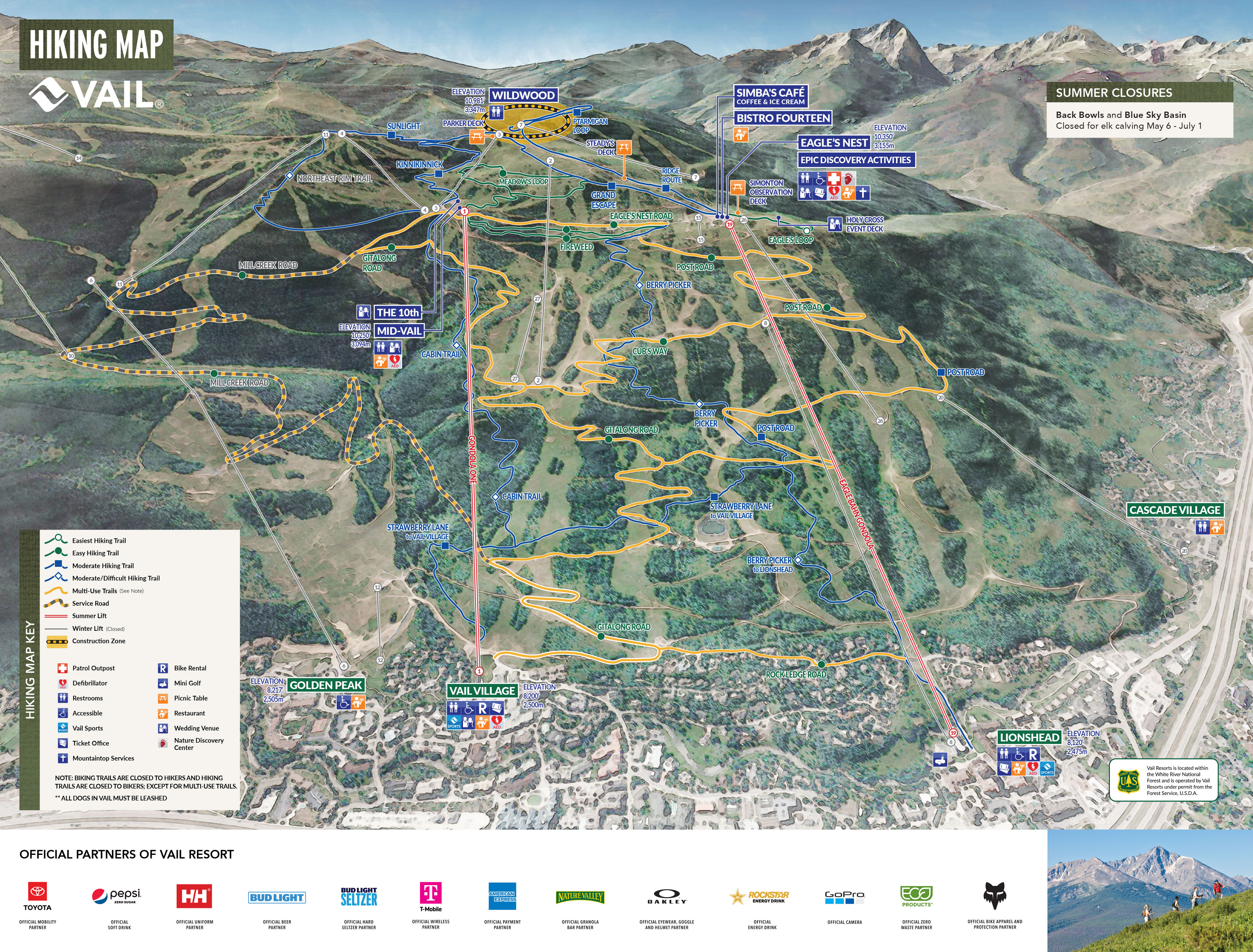 Mountain Terrain & Trail Maps