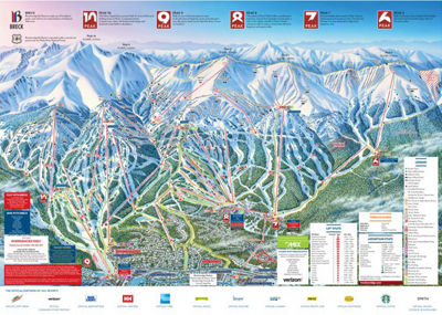 Trail Map of Breckenridge, Colorado