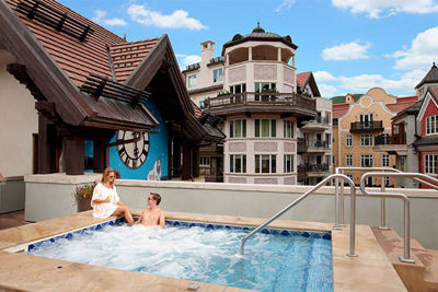 Woman enjoying spa in The Arrabelle