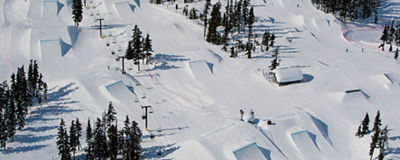 Brighton Ski Resort Terrain Park - BrianFinestone 2HL Choker CrossPipe Birdseye 3
