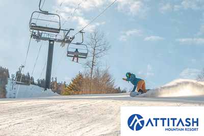 skiing at attitash