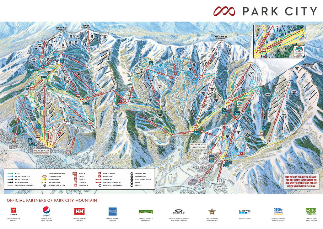 Trail Map Park City Mountain Resort