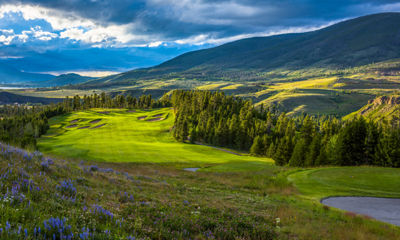scenic mountain golf course