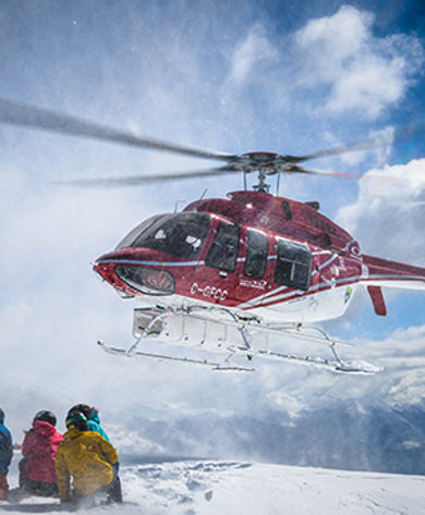 Helicopter coming in to land